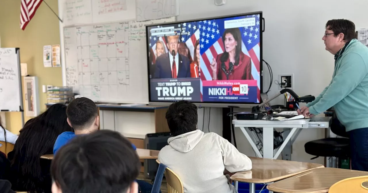 Students learn about US politics as history unfolds in real time