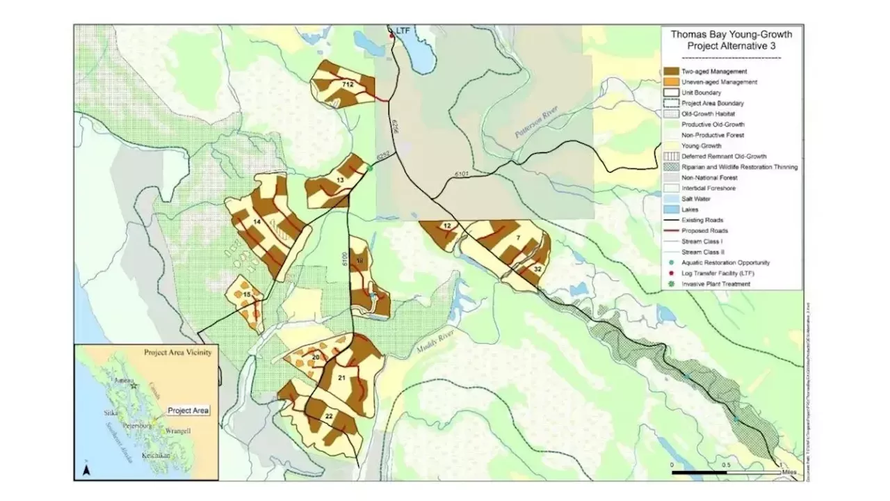 U.S. Forest Service cuts back Southeast Alaska timber sale after public comments