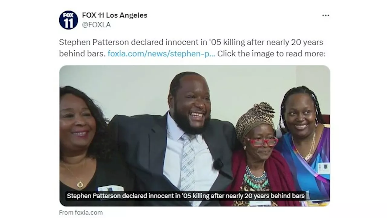 Man wrongfully convicted of 2005 South LA killing is ordered released from custody