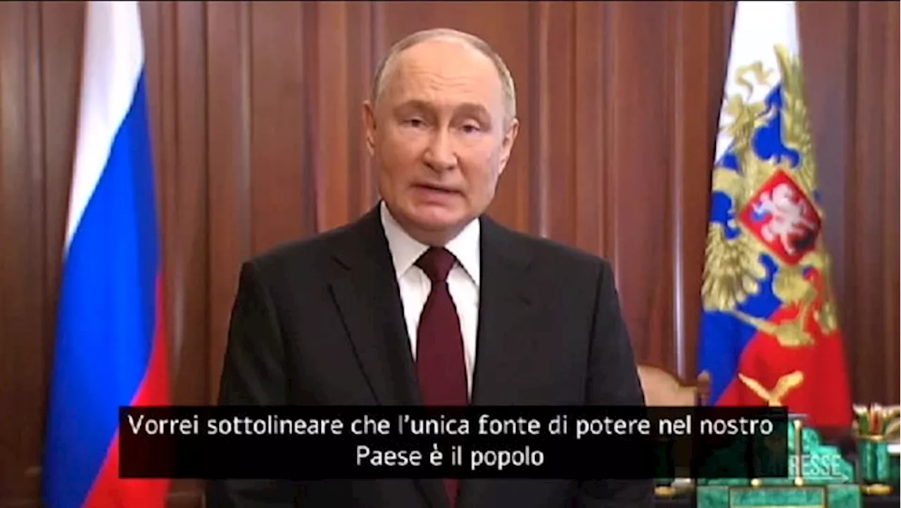 Putin, l&#039;appello agli elettori: &#034;Solo voi determinate il destino della patria&#034;