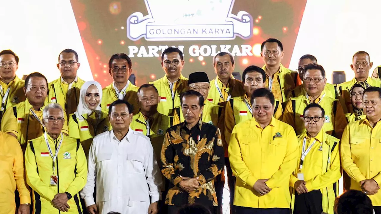 Jelang Munas Golkar, Jokowi dan Prabowo Dinilai Bisa Pengaruhi Bursa Calon Ketum