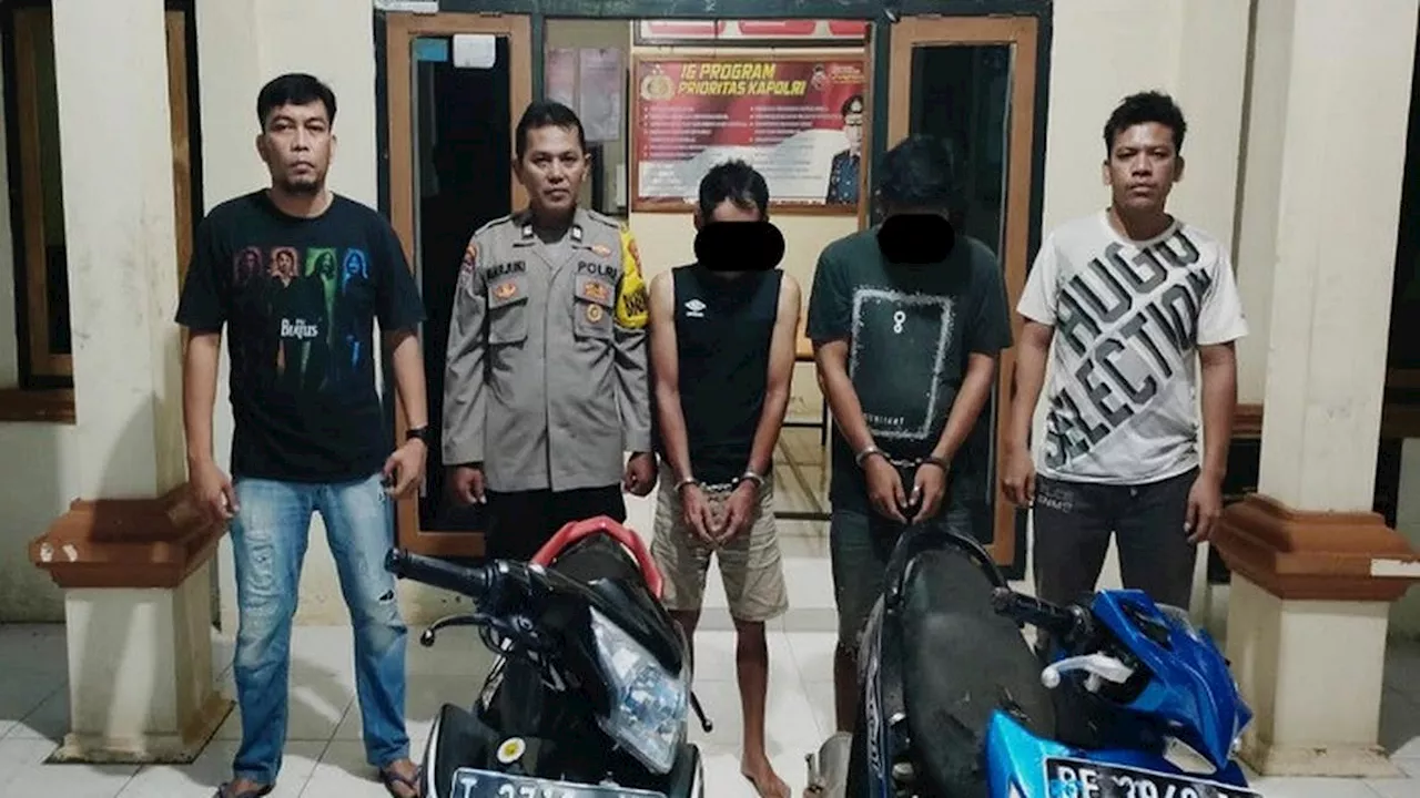 Modal Pistol Mainan, 2 Begal di Lampung Tengah Digulung Polisi