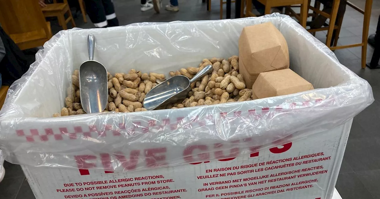 Fans defend Five Guys amid criticism of peanut perk