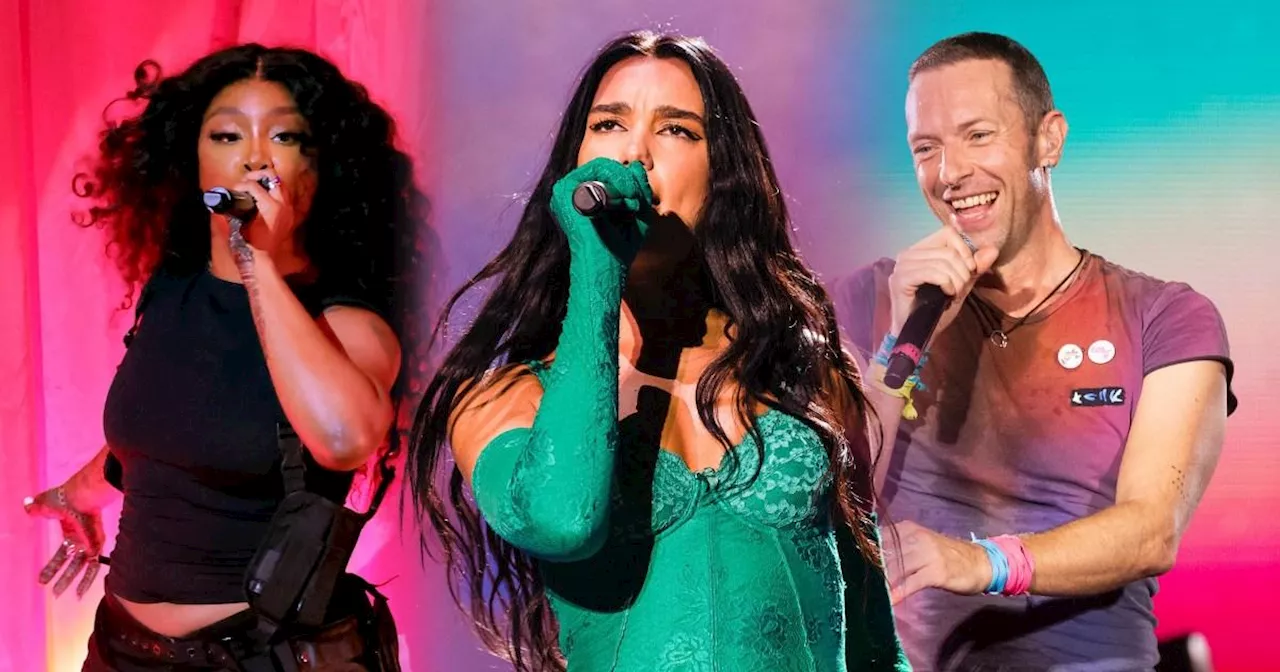 Dua Lipa, Coldplay and SZA announced as headliners for Glastonbury Festival