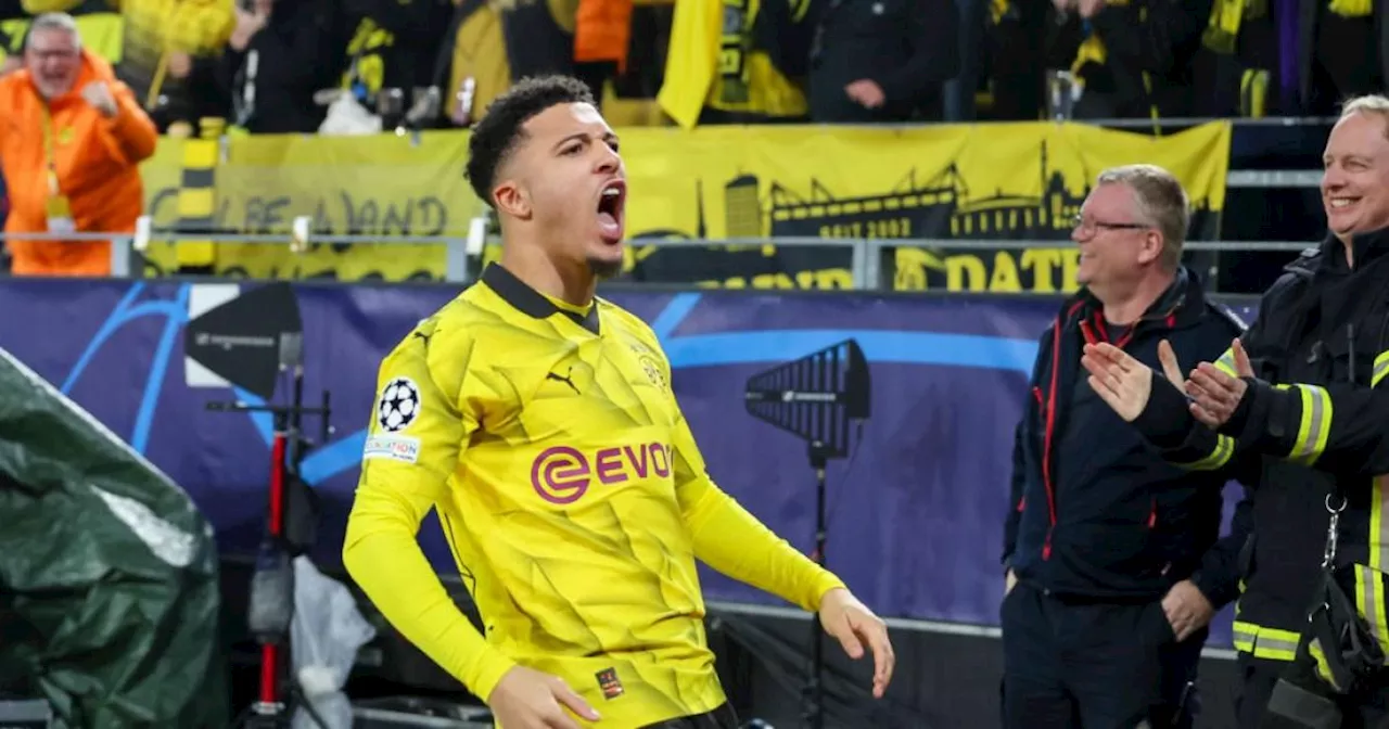 Jadon Sancho sends message to Man Utd after sending Borussia Dortmund through