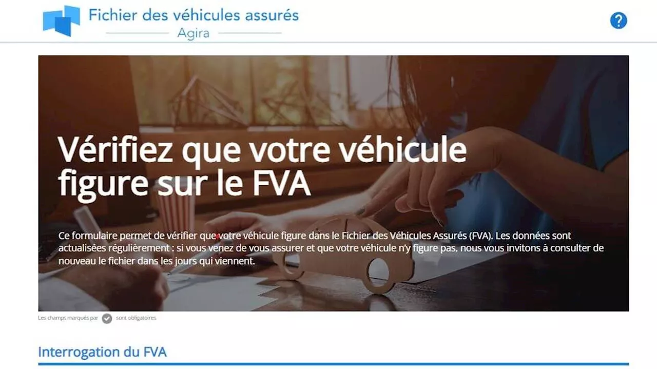 Fin de la carte verte : votre voiture est-elle inscrite au fichier des véhicules assurés ?