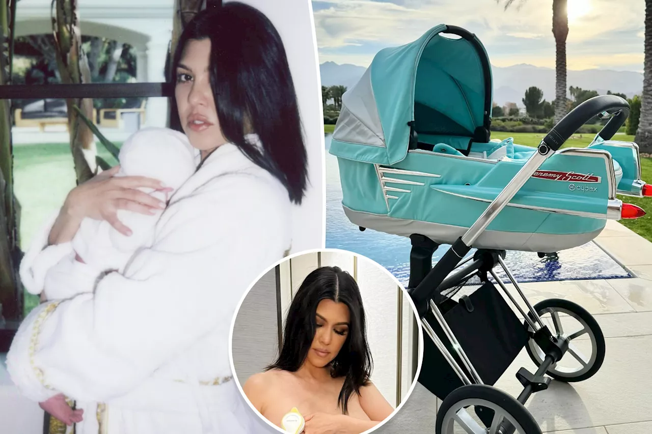 Kourtney Kardashian lets it all hang out in breast-pumping photo: 'That's life'