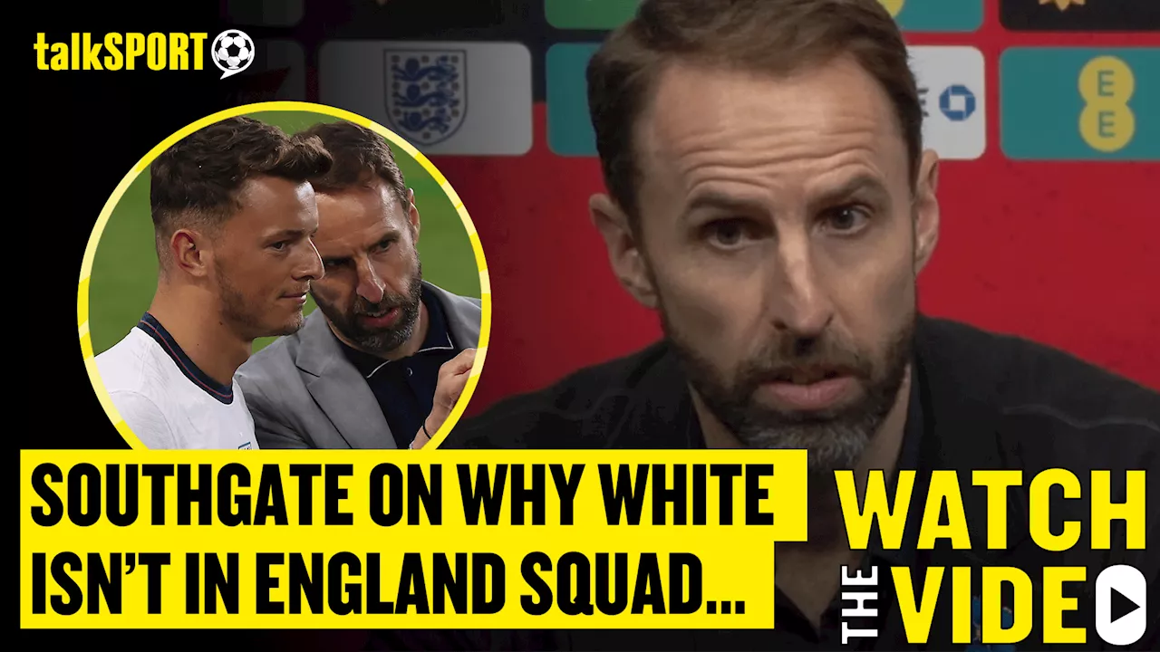 England manager Gareth Southgate reveals Ben White asked to be left out of latest squad