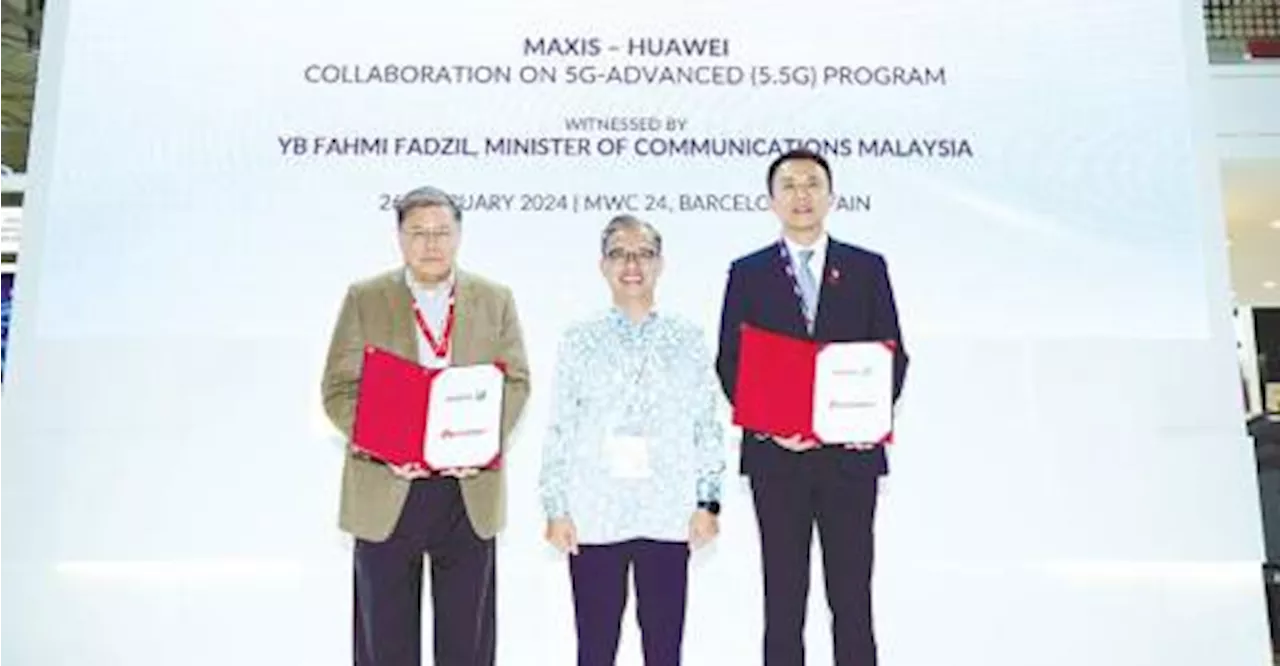 Maxis, Huawei to collaborate on 5G-Advanced acceleration