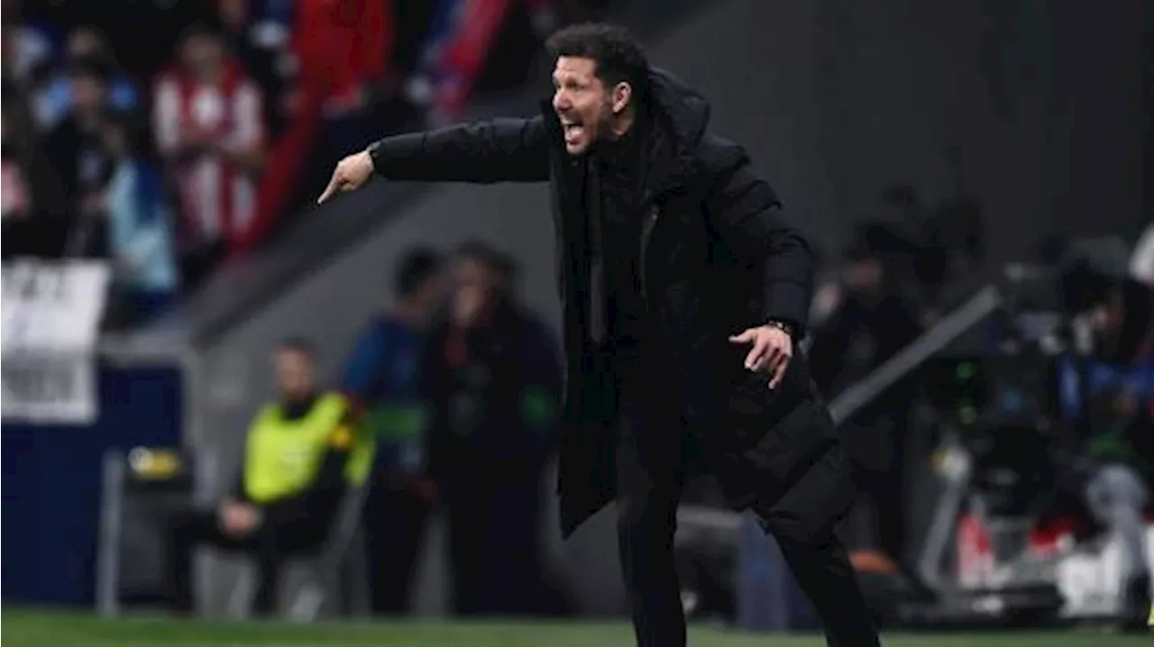 Atletico Madrid, Simeone: 'Contento per la gente e per i giocatori, meritato di vincere'