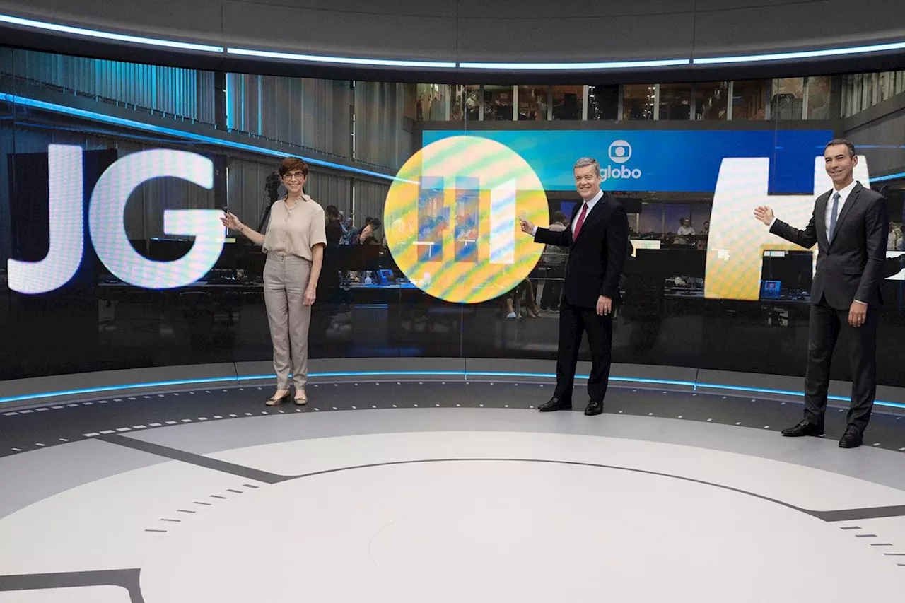 Na Globo, cenários ‘high tech’ e nova programação