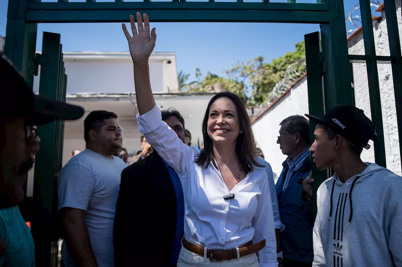 Oposición venezolana inscribirá a María Corina Machado en las presidenciales