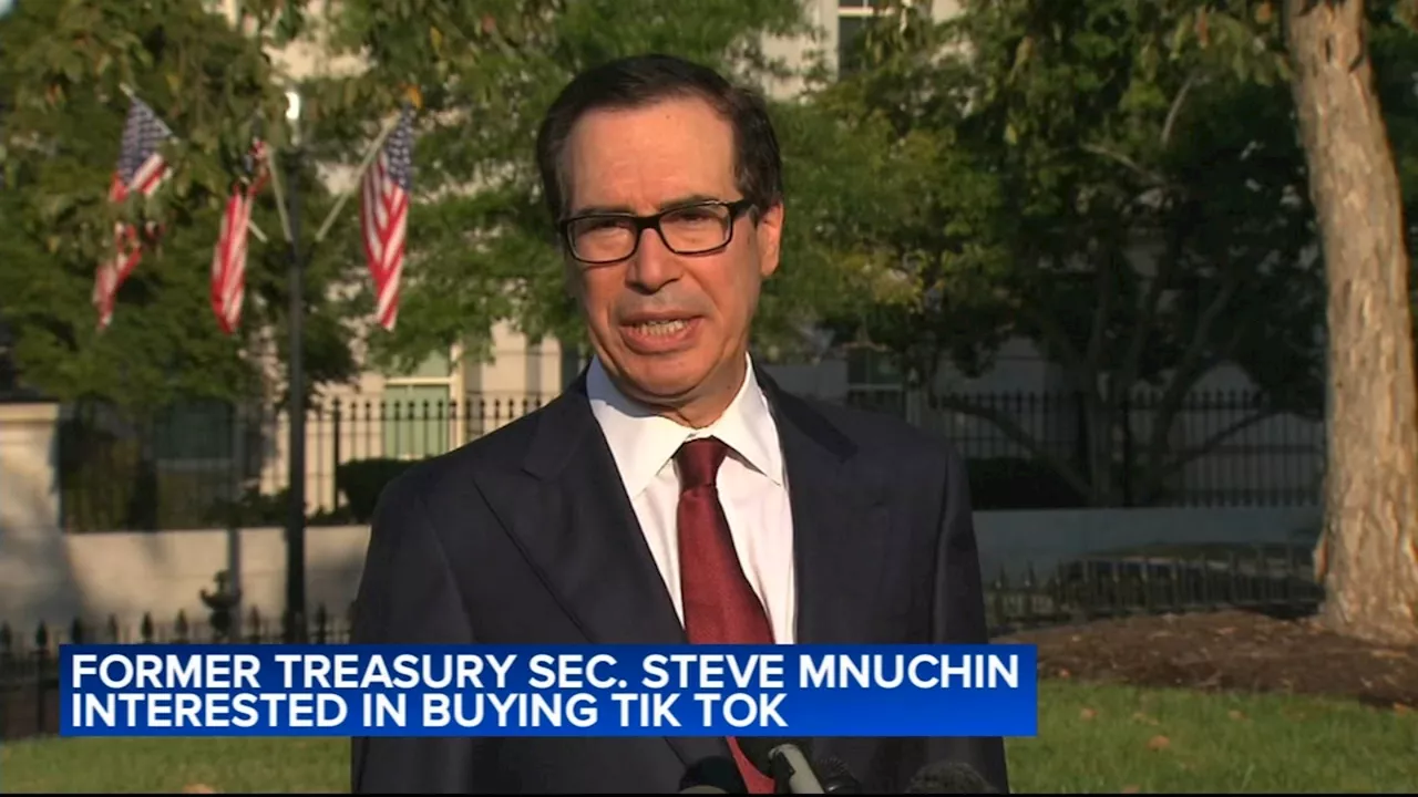 Former Treasury Secretary Steven Mnuchin says he's assembling investors to make bid to buy TikTok