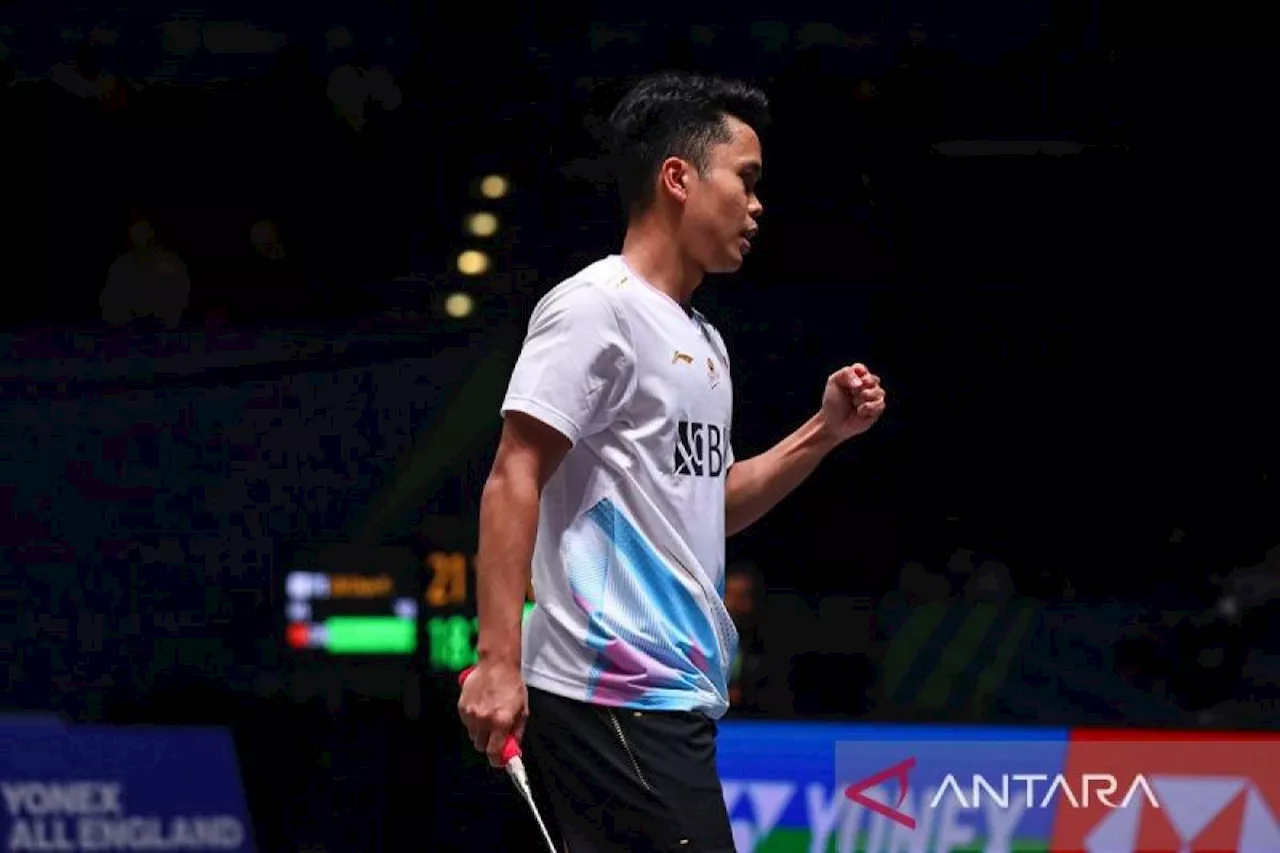 Ginting melaju ke semifinal All England usai kalahkan Axelsen