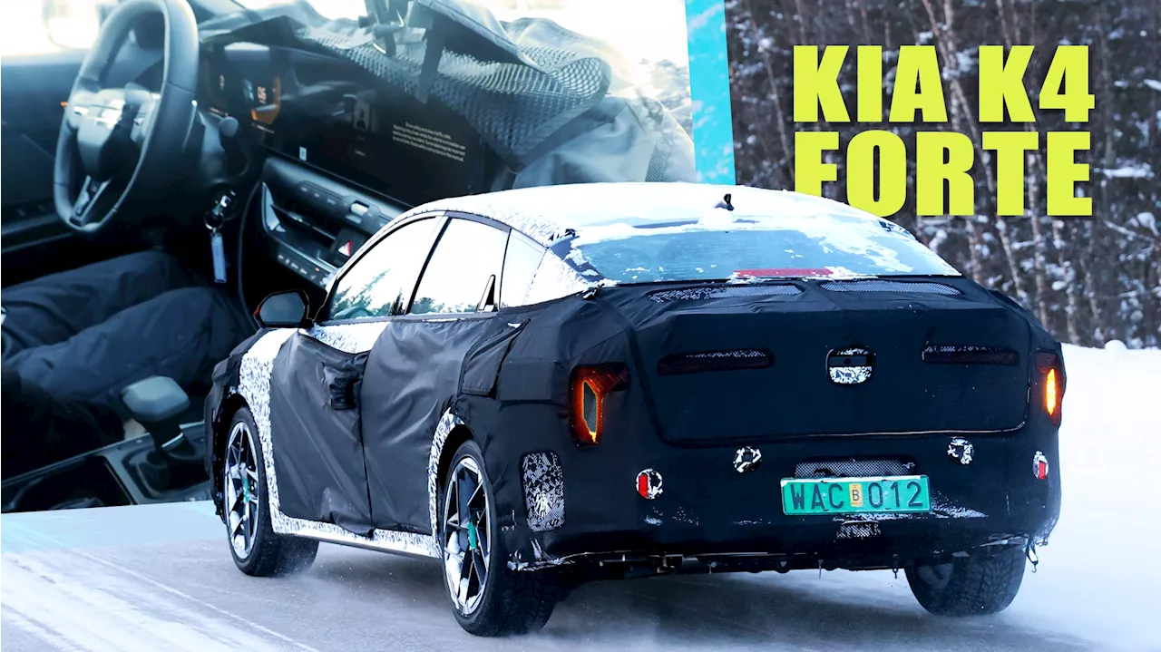 2025 Kia K4 (Forte) Shows Slinky Coupe-Style Lines And Offers First Look Inside