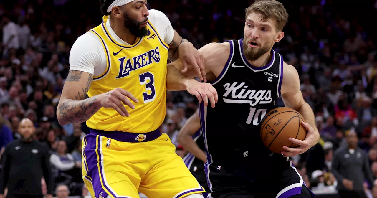 Sabonis has triple-double as Kings beat Lakers 120-107 for 4-game season sweep