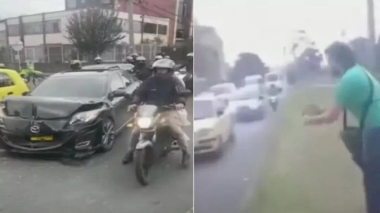 Caos en Galerías: hombre ebrio desata tiroteo tras chocar con una ruta escolar en Bogotá