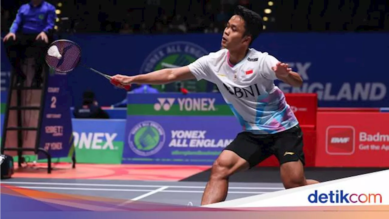 Hasil All England 2024: Ginting Singkirkan Axelsen, Lolos ke Semifinal!