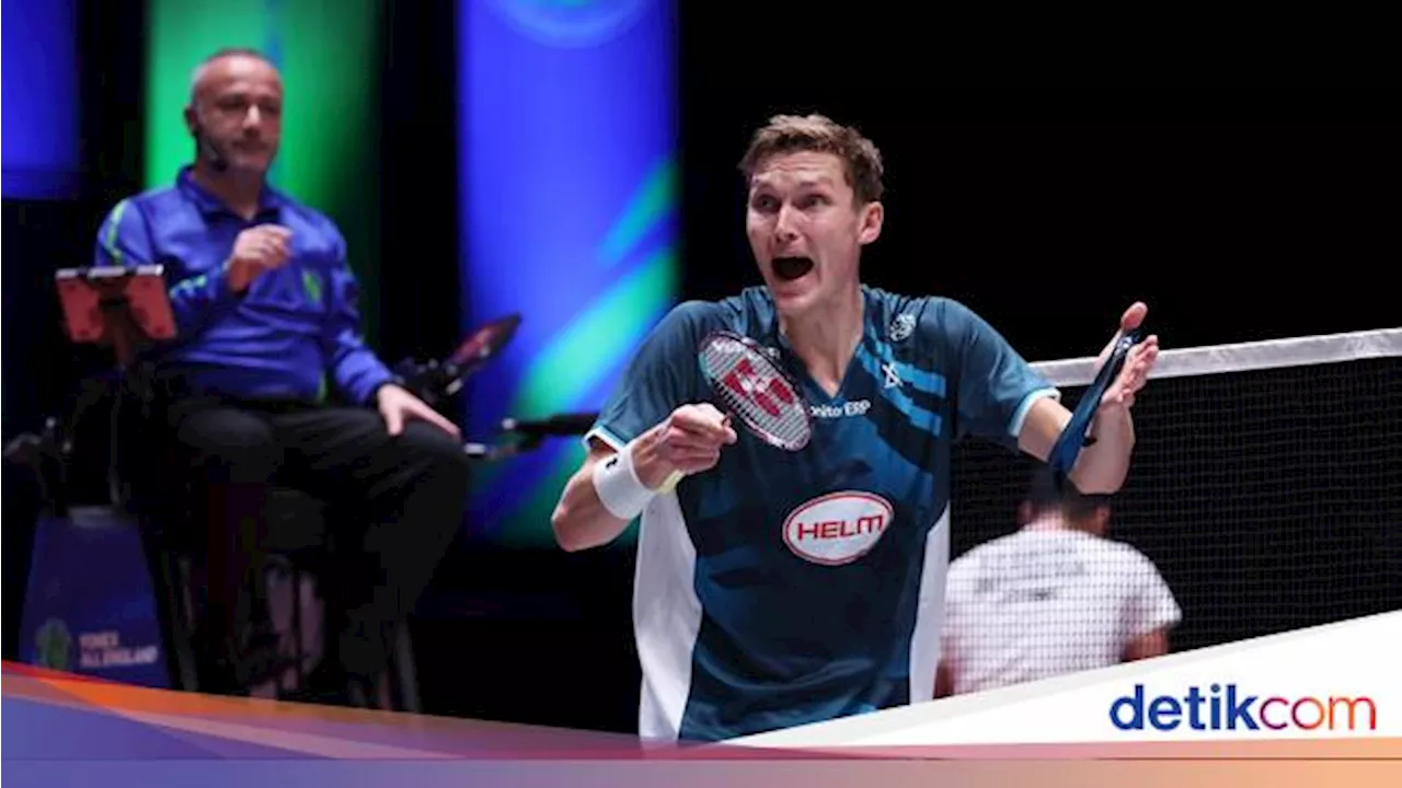 Momen Axelsen Marah-marah saat Hadapi Ginting di All England 2024