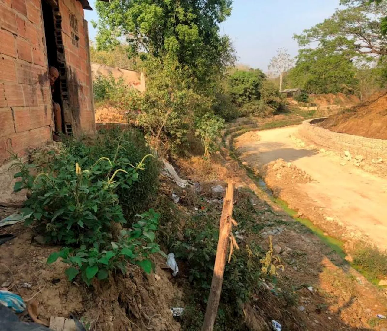 Habitantes de Turbana piden respuestas sobre canalización del arroyo El Polón