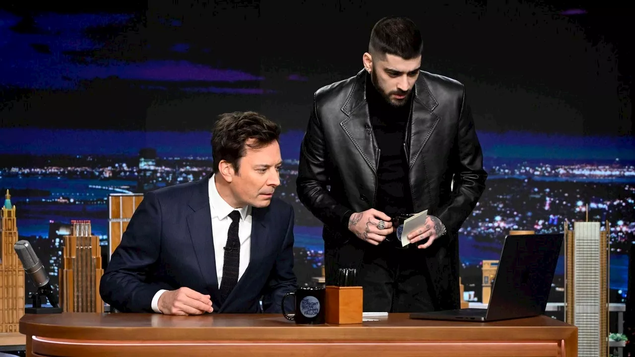 Zayn Malik Surprises Jimmy Fallon to Promote New Single