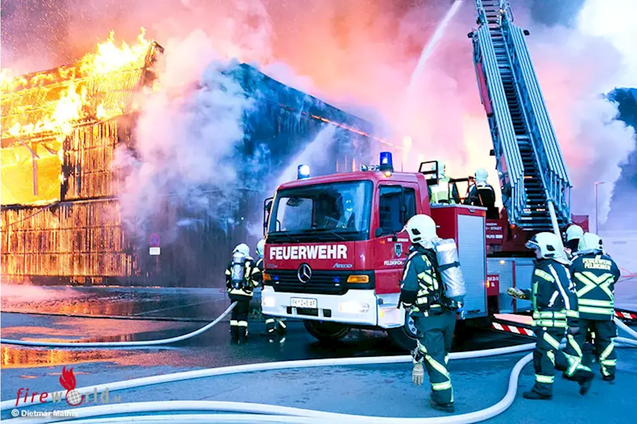 Vbg: “Fehleinwürfe” für Großfeuer Bauhof / Altstoffsammelzentrum in Feldkirch verantwortlich