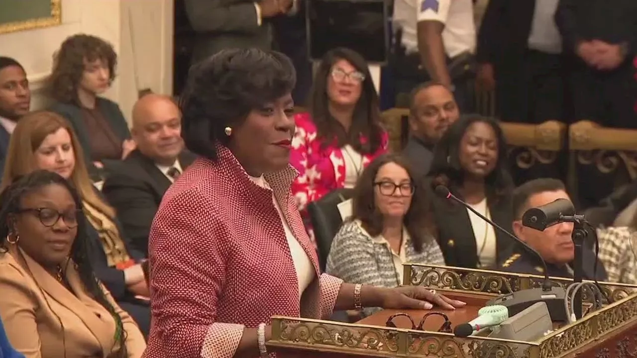 Mayor Cherelle Parker delivers first budget address with focus on safety, city facelift