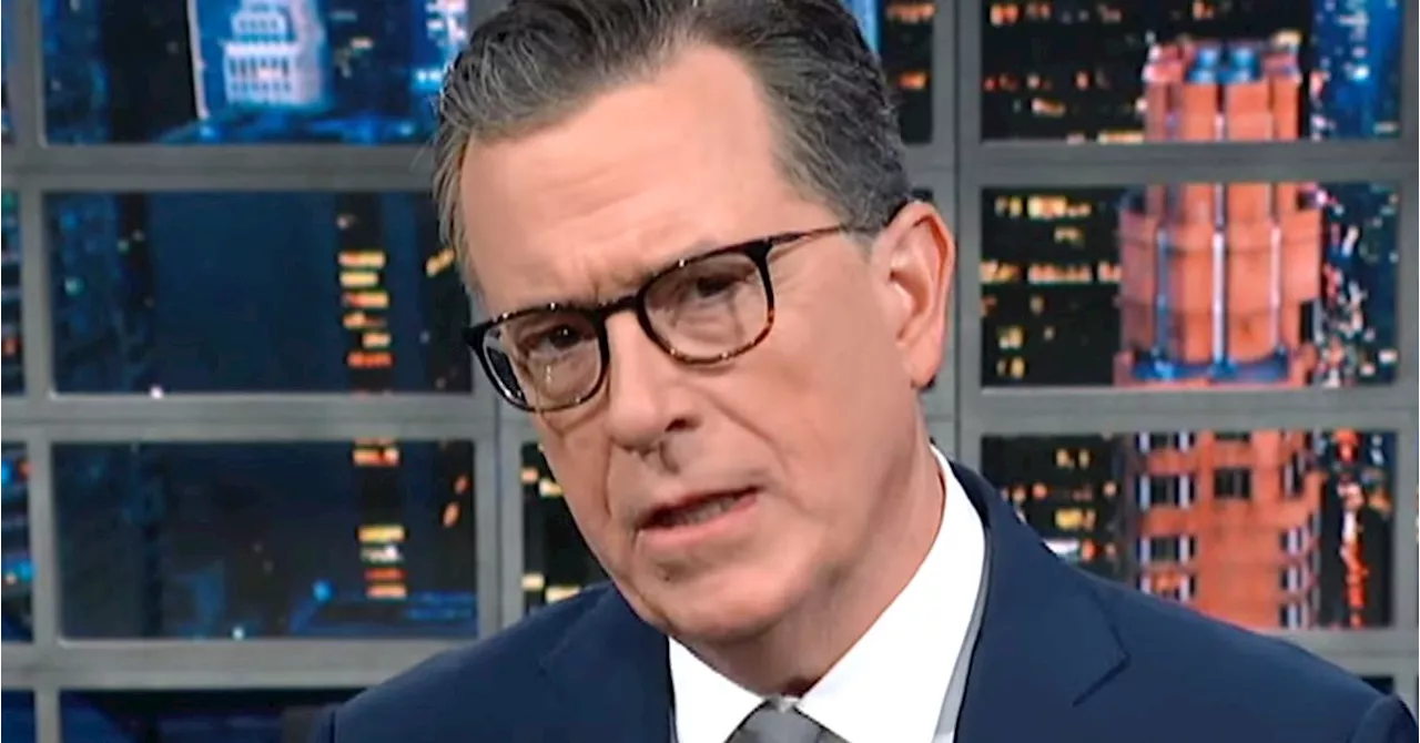 Stephen Colbert Utterly Stunned By Newsmax Question For Donald Trump