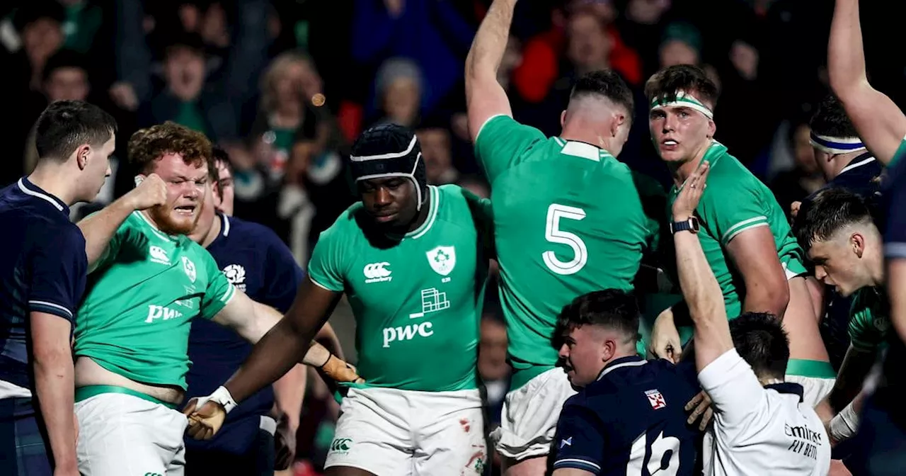 Ireland power past Scotland but denied U20 Six Nations title by England