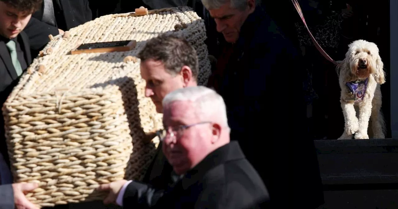 Miriam Lord: Tiger whimpers in heart-melting moment at Charlie Bird’s moving memorial service