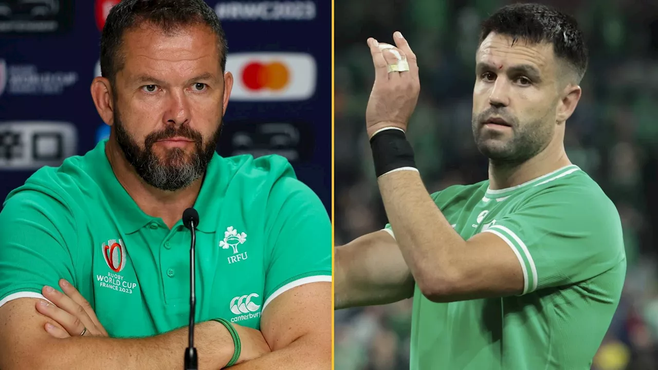 Andy Farrell hits back at Conor Murray critics