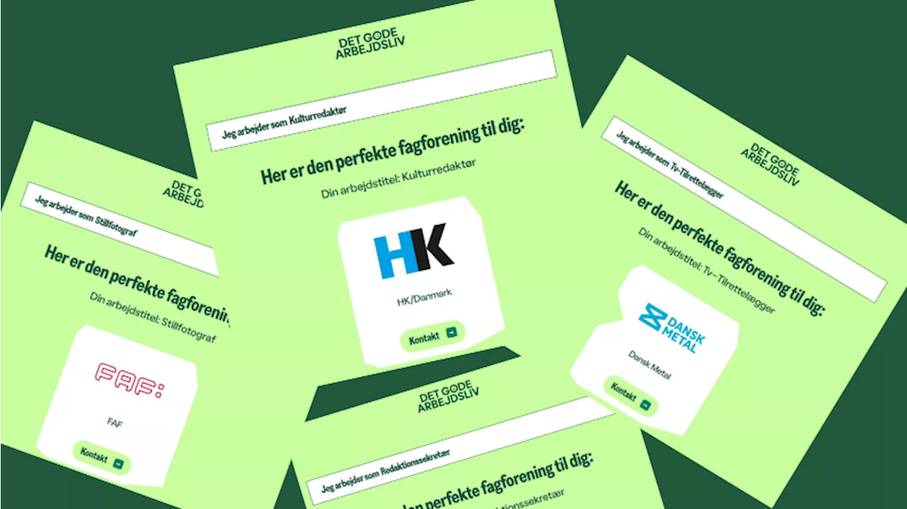 Mystisk hjemmeside finder ’den perfekte’ fagforening til mediefolk