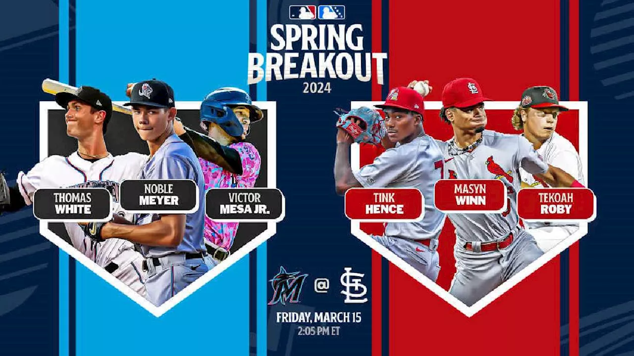 Watch: MLB Spring Breakout, Cardinals v. Marlins