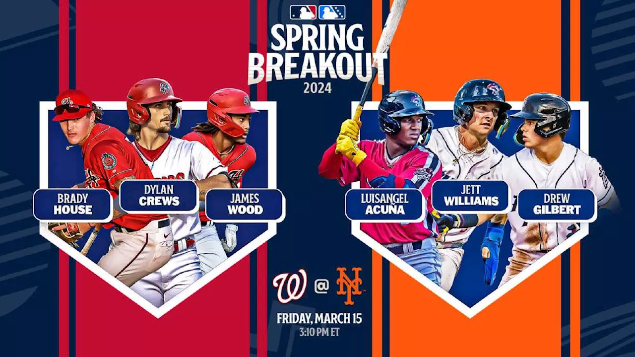 Watch: MLB Spring Breakout, Mets v. Nationals