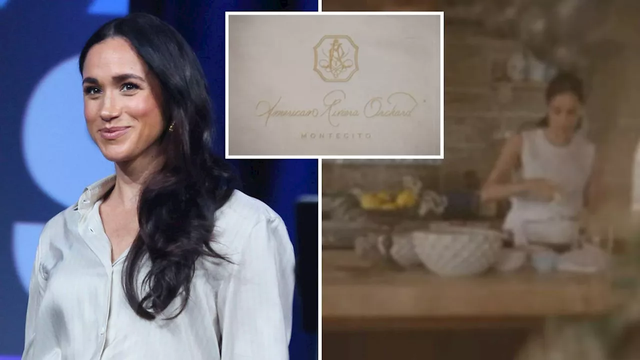 Meghan launches new luxury lifestyle brand 'American Riviera Orchard' ahead of new cooking show