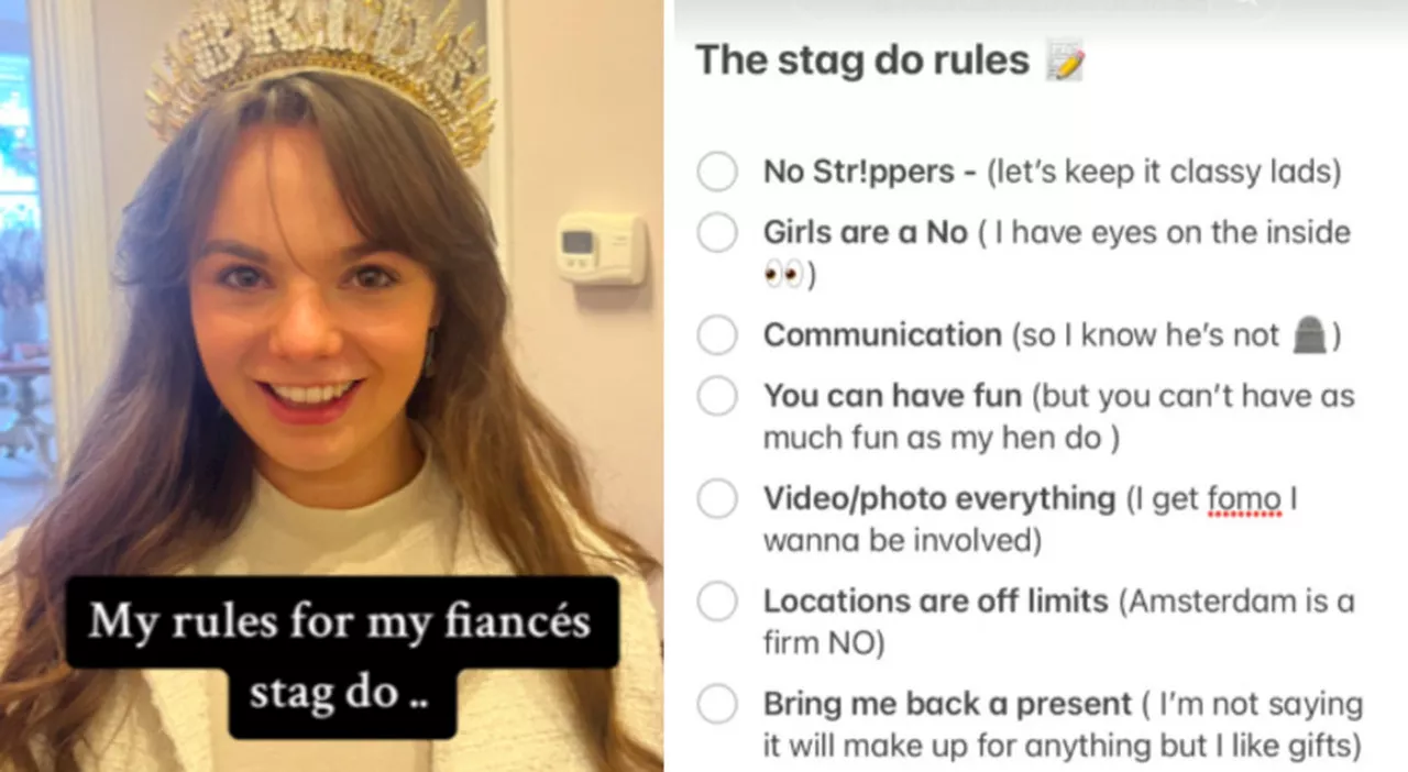 «Spogliarelliste vietate, ecco le regole per l'addio al celibato»: il video del decalogo della fidanzata gelos