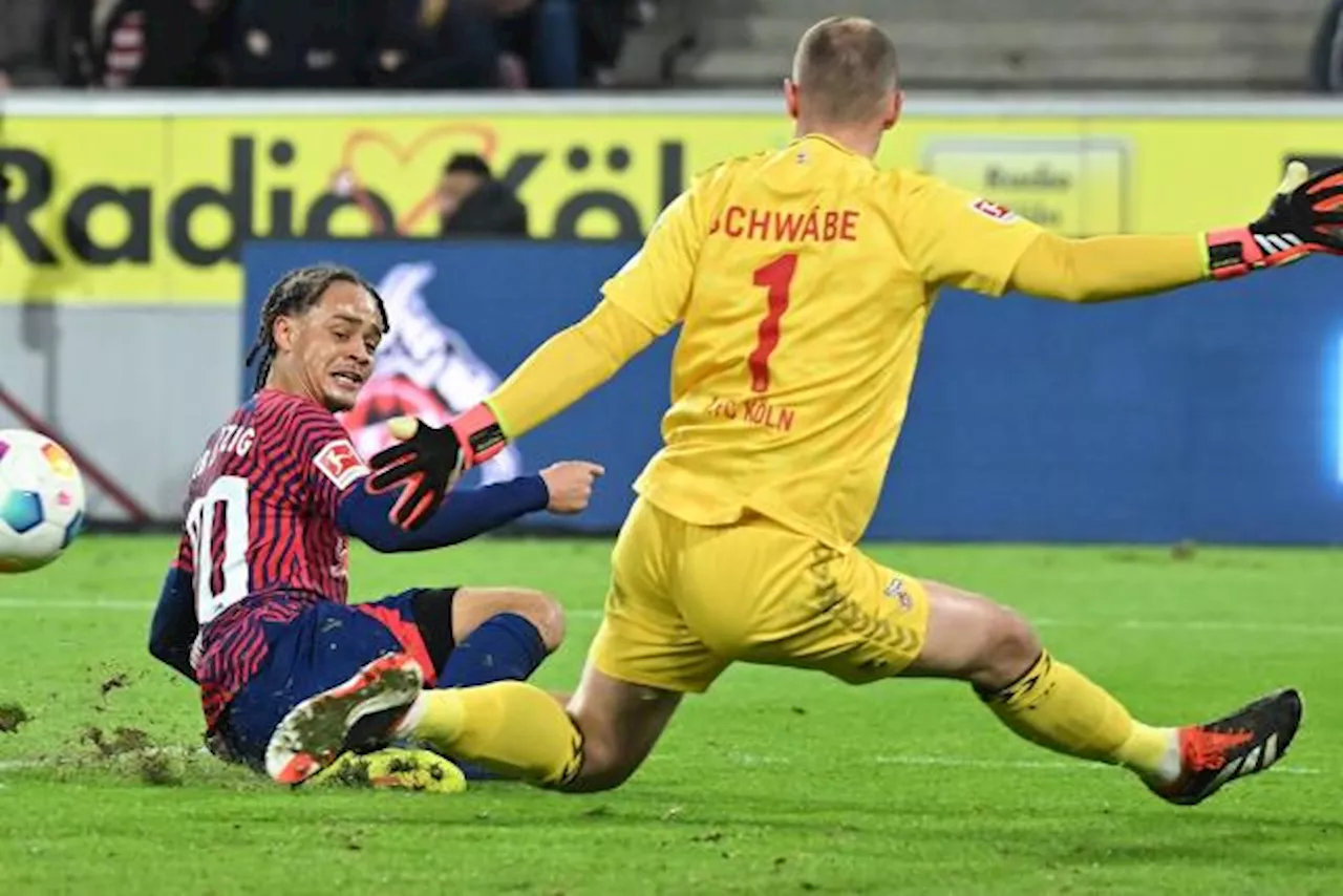 Xavi Simons visé par un projectile lancé depuis les tribunes à Cologne