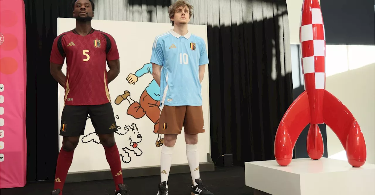 La Belgique dévoile son nouveau maillot inspiré de Tintin