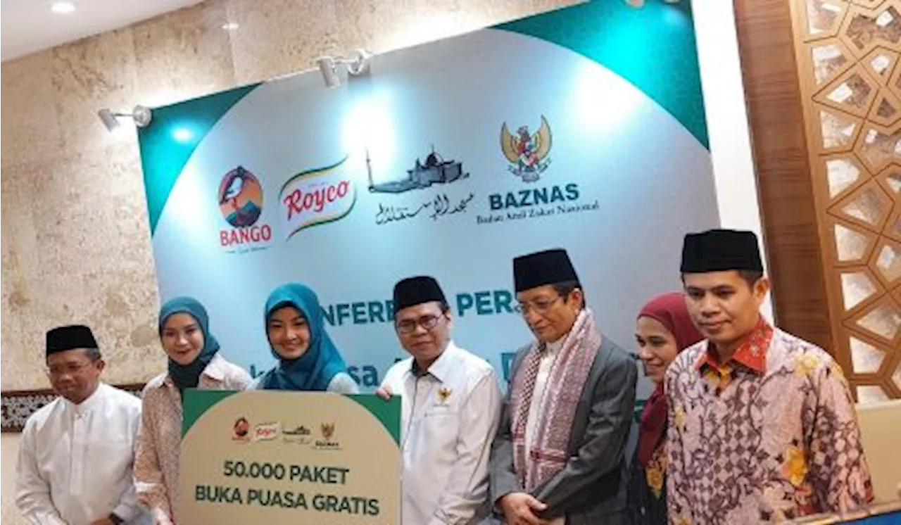 Baznas Bersama Bango dan Royco Bagikan 50000 Paket Sajian Lezat Penuh Kebaikan