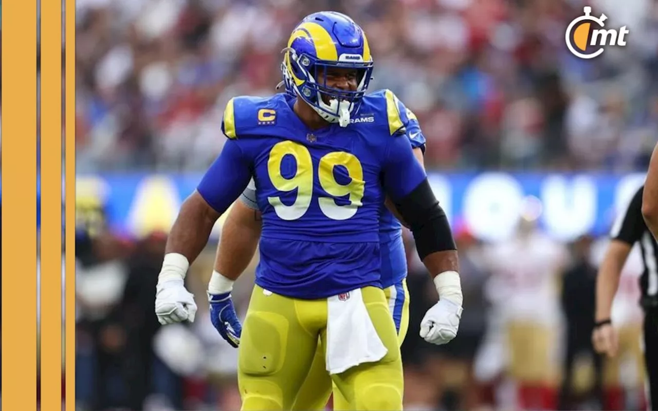 Aaron Donald, ganador del Super Bowl LVI con Rams, se retira de NFL a los 32 años