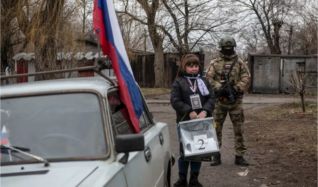 Ukraine war updates: Russia heads to the polls; pro-Ukraine groups continue border assault