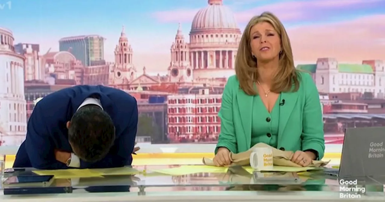 Kate Garraway warns Good Morning Britain guest 'don't say that word' on live TV