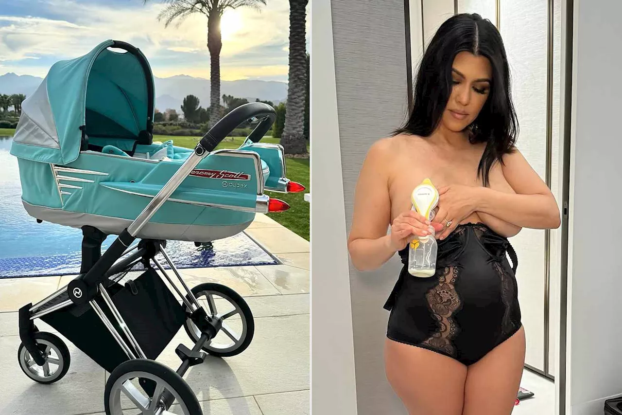 Kourtney Kardashian Strips Down to Breastfeed 4-Month-Old Baby Rocky as She Gives Glimpse Into Mom Life