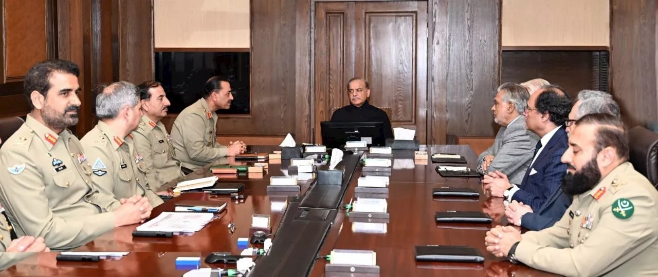 Honourable Prime Minister of Pakistan, Shahbaz Sharif, accompanied by key members of the Cabinet, visited the General Headquarters (GHQ) Rawalpindi