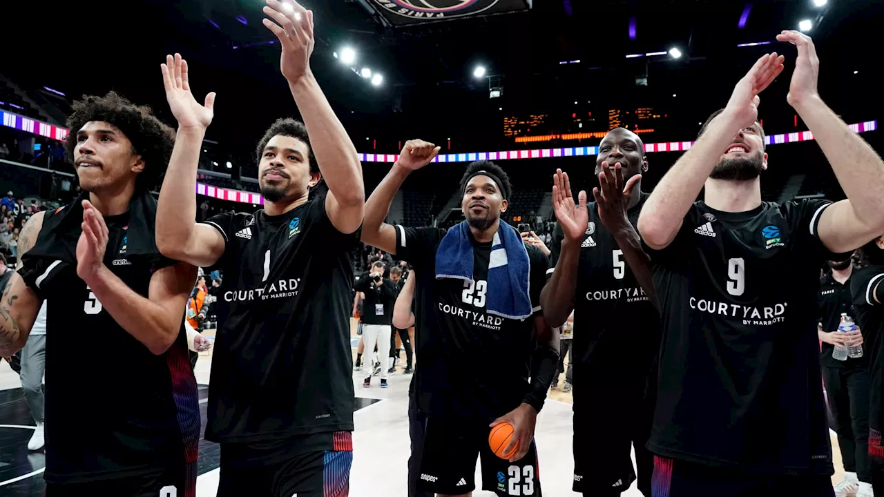 Eurocoupe: le Paris Basket bat les Espagnols de Badalone et rejoint Bourg en demies