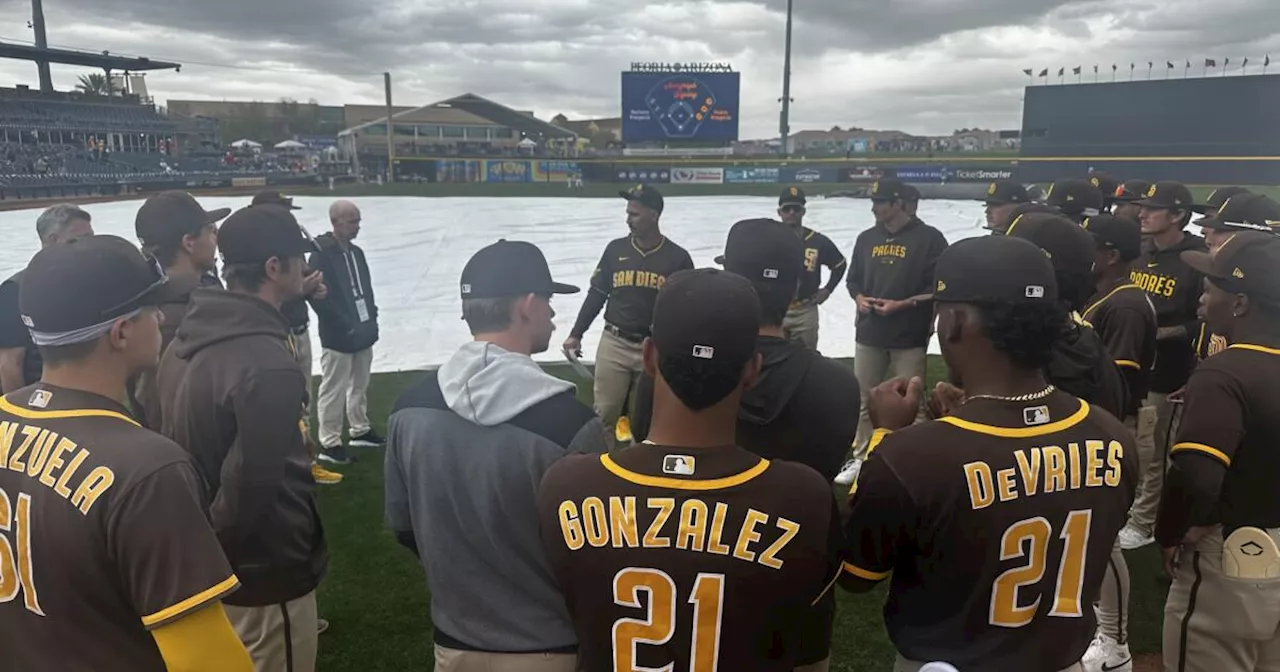 Padres' Spring Breakout game rained out, but Dylan Lesko is eager to ramp up