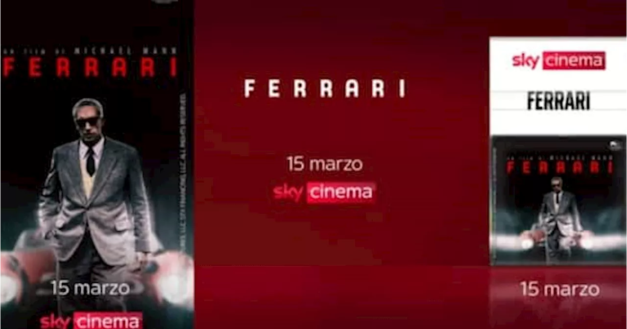 'Ferrari', il film su Sky: appuntamento dal 15 marzo