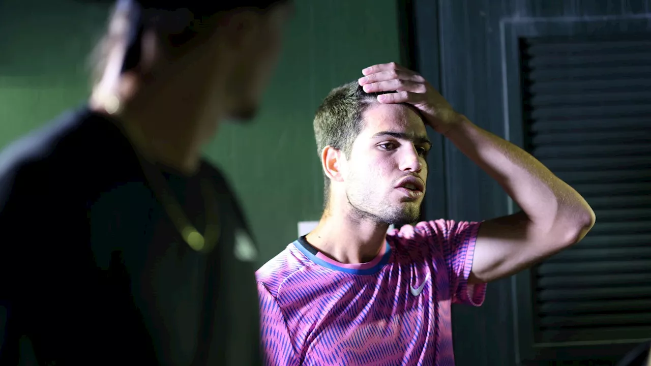 Carlos Alcaraz: Spaniard stung on the forehead during his Indian Wells semi-final against Alexander Zverev