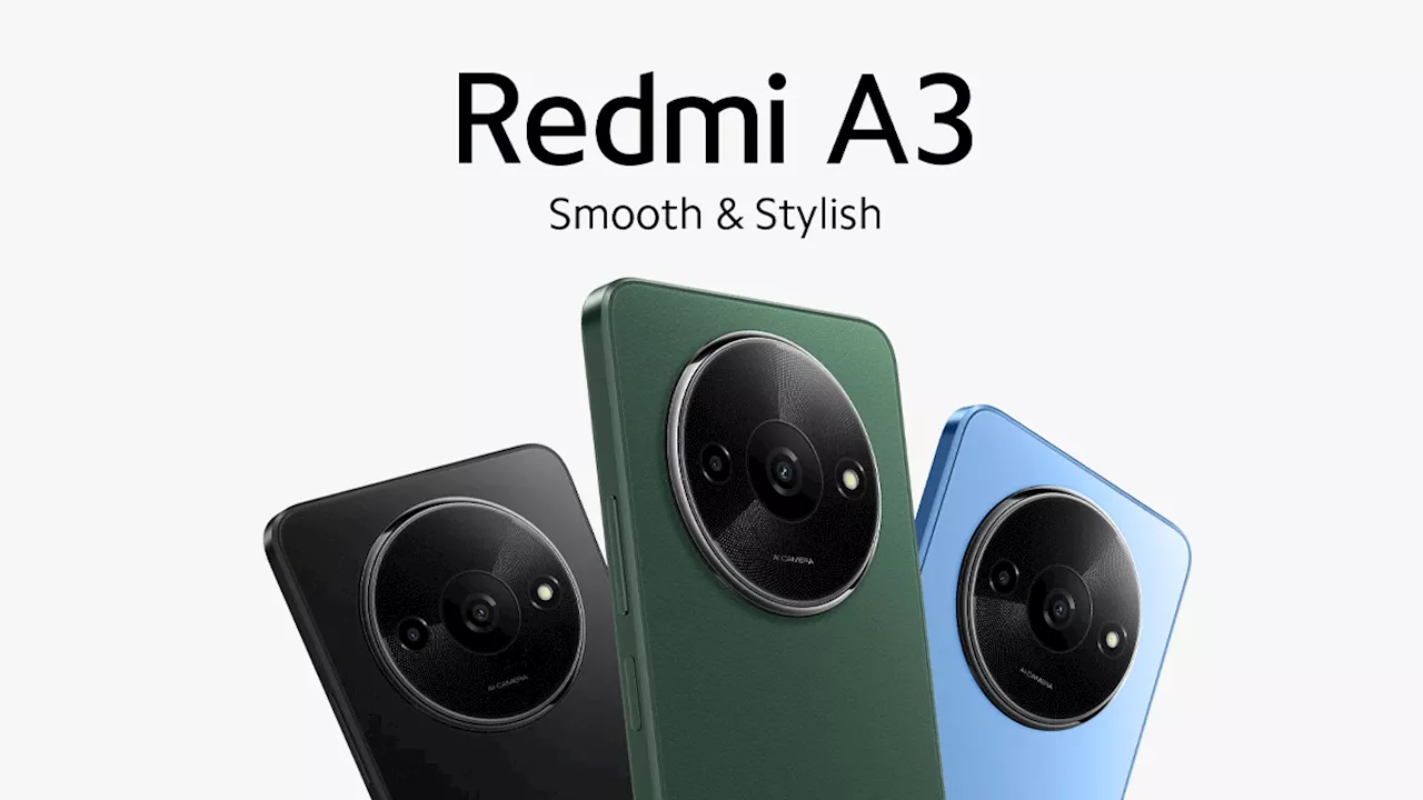 Redmi A3: Large 6.71' high refresh rate display and dual cameras for less than RM500