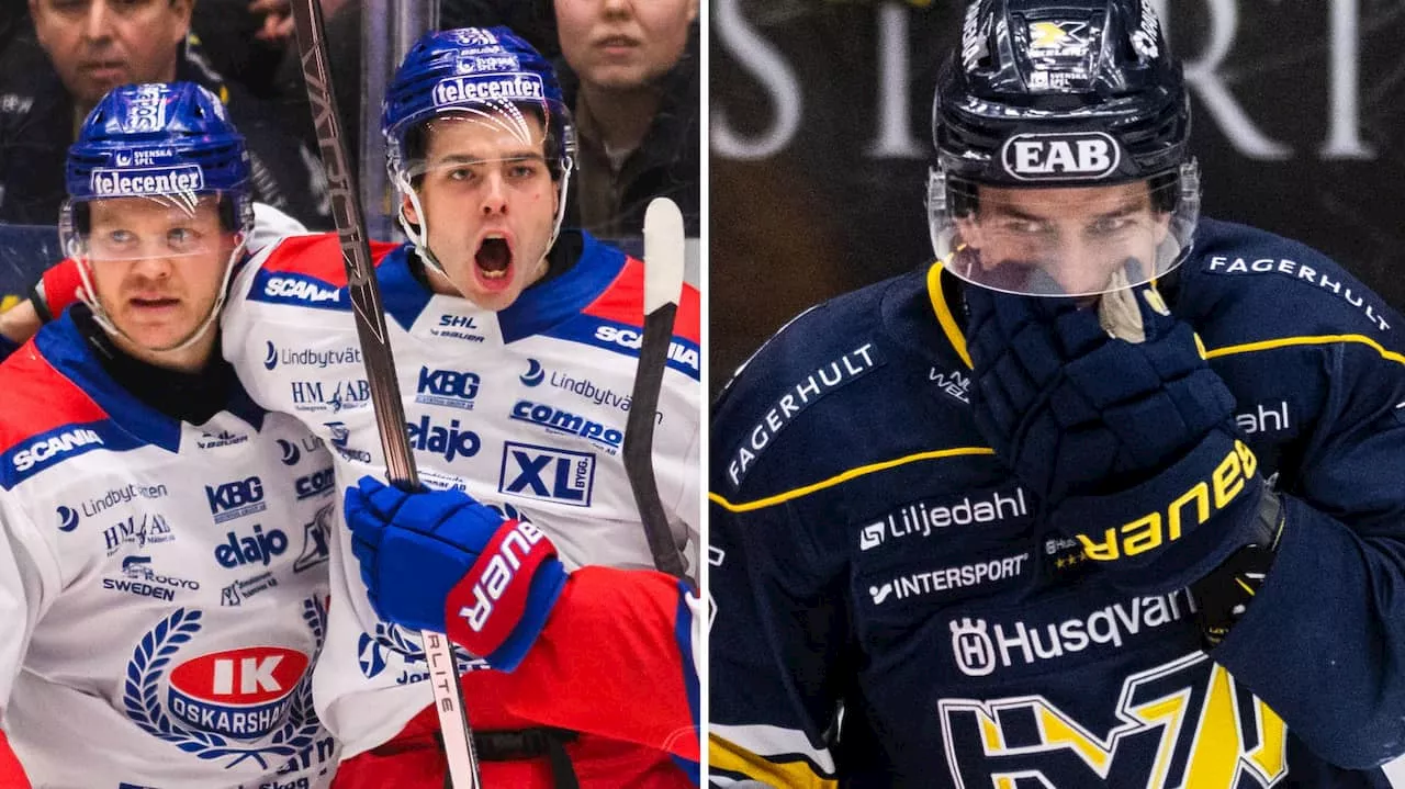 Oskarshamn körde över HV71 i första kvalmatchen